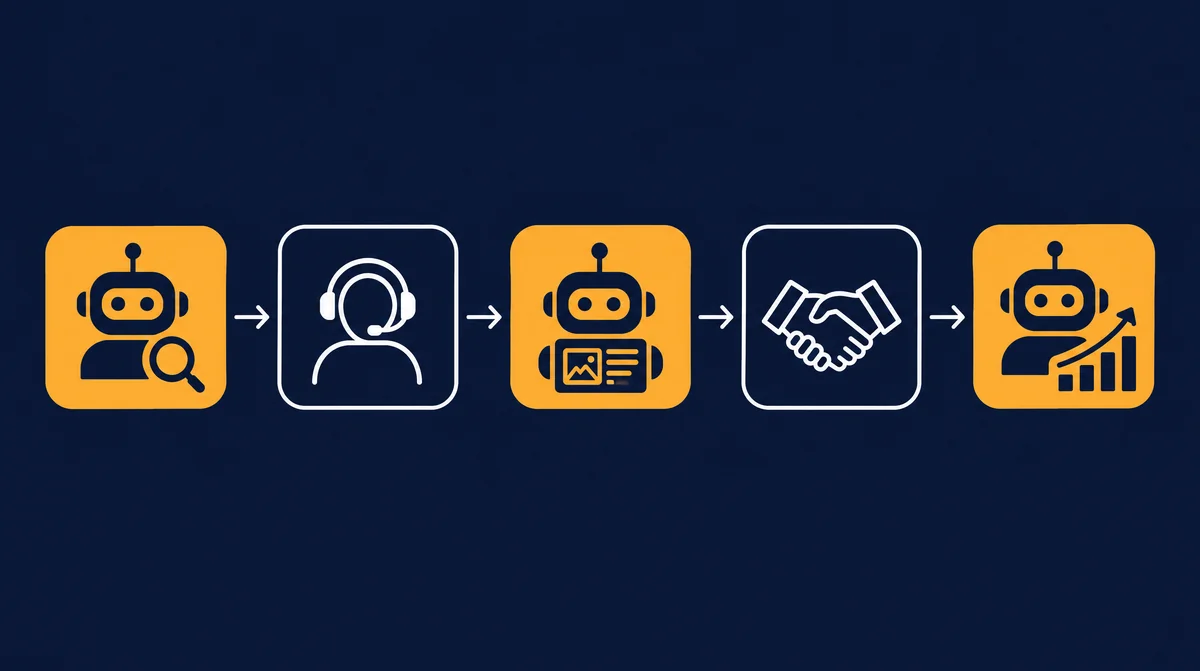 AI agents for sales: agents research and prepare, setters and closers lead the conversations