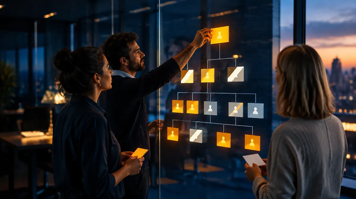 Org Chart with AI Agents: Decide Role by Role